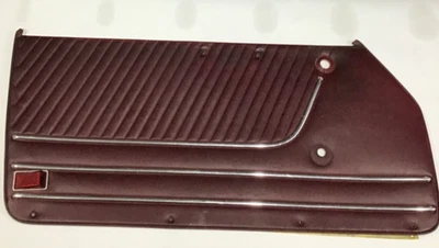1977 VINTAGE Alfa Romeo Convertible Spider Left Driver Door Panel Burgundy *NICE - Image 1 of 4