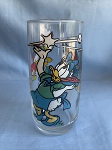 Vintage Disney Pepsi DAISY DONALD HUEY DEWEY & LOUIE 16oz Drinking Glassp - Picture 1 of 6