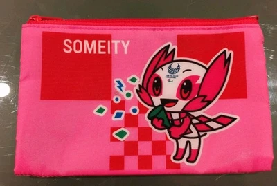 Tokyo 2020 Paralympic Someity Pink Coin Purse Case Mini Pouch Official New - Image 1 of 4