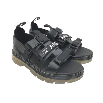 Dr. Martens Men's Pearson Sandals Size 8 Black New Without Box - Image 1 of 4