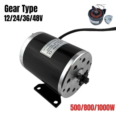 500/800/1000W 3000RPM Home Elektromotor für Elektrofahrrad Go Kart Quad ATV - Bild 1 von 4