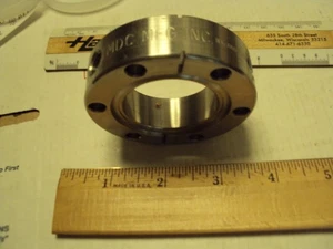 2-3/4" double sided conflat ; two 1/8 npt ports; 3/4 thick; new - Picture 1 of 1