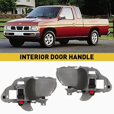 Manija de puerta interior gris delantera izquierda y derecha para Chevrolet C1500 1995-1999 Foto 1 de 4