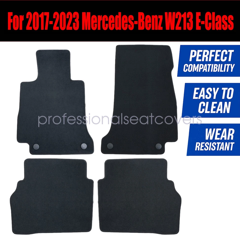Alfombrillas alfombra terciopelo 2019 2020 2021 2022 2023 Mercedes-Benz W213 Clase E Foto 1 de 4