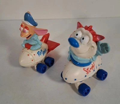 Juguetes de coche cohete Hardee's Nickelodeon Ren & Stimpy 1994 de colección Foto 1 de 4
