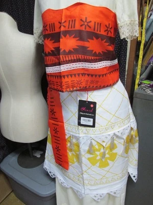 ""HAWAIIAN, POLYNESIAN COSTUME"" - 4 PIECE - NEW - XL - Image 1 of 4