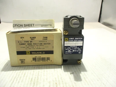 INTERRUPTOR LÍMITE SQUARE D 9007-C54B2 NUEVO Foto 1 de 3