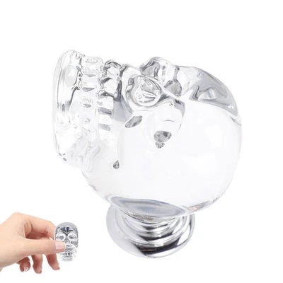 Cabinet Knobs Wardrobe Doorknob Skull Clear Drawer Knobs Kitchen Cabinet Knobs - Image 1 of 4