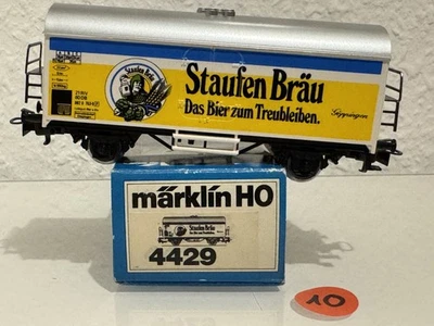 Märklin HO 4429 Bierwagen Brauereiwagon Staufen Bräu Göppingen, alt West-Germany - Bild 1 von 4