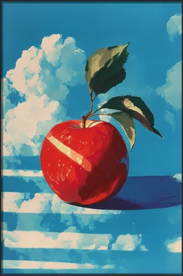 🍎 Sara Cwynar Apple on Sky II Inspired Artwork | Giclee Print 1/25 Sig COA V3 - Image 1 of 4