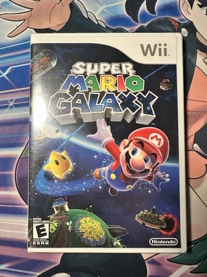 Super Mario Galaxy (Wii, 2007) First Print Brand New Sealed MINT NO RIPS/INDENTS - Image 1 of 2