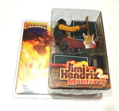 JUGUETE SPAWN MCFARLANE. FIGURA DE ACCIÓN SELLADA GUITAR GOD, JIMI HENDRIX 2 AT MONTEREY Foto 1 de 4