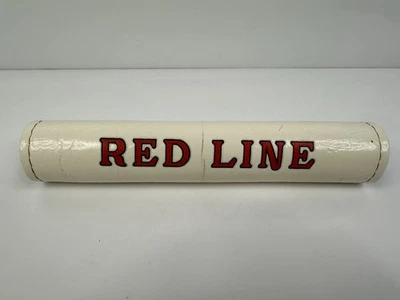 Raro Vintage Anos 70 Redline BMX Racing Guidão Reto Almofada Snap 9” Branco EUA - Imagem 1 de 4