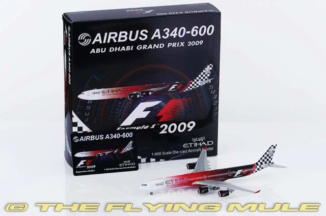 Modelos HX 1:400 A340-600 Etihad Airways A6-EHJ Foto 1 de 1