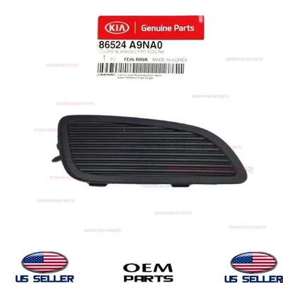 Cubierta antiniebla parachoques delantero genuino lado derecho del pasajero Kia Sedona 2019-2021 Foto 1 de 2