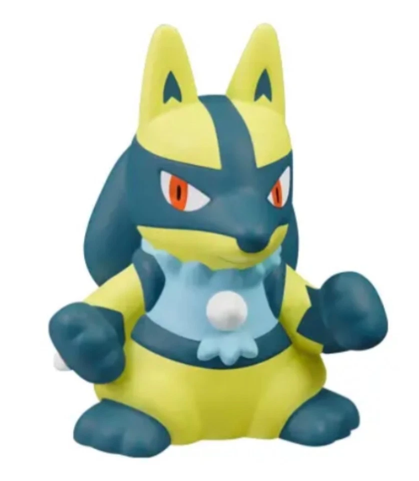 Pokemon Niños AMARILLO LUCARIO Dedo Marioneta Figura BANDAI Juguete Vinilo Foto 1 de 1