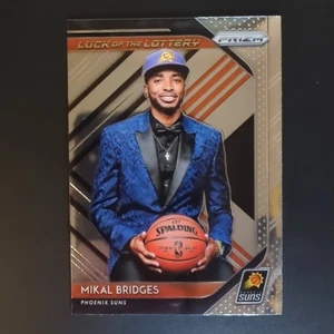 Mikal Bridges 2018-19 Panini Prizm Luck of the Lottery #10 Insert Phoenix Suns - Picture 1 of 5