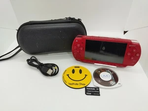 Sony Playstation Portable PSP 2000 Deep Red   from japan 【 Region Free 】 - Picture 1 of 11
