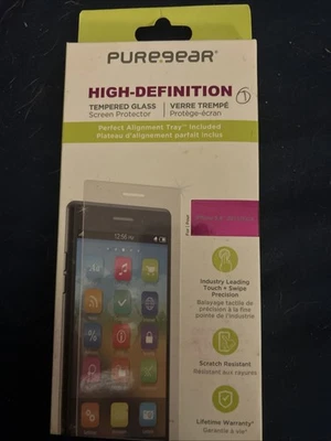 NEW PureGear High-Definition Tempered Glass Screen Protector iPhone Xs / X - Image 1 of 2