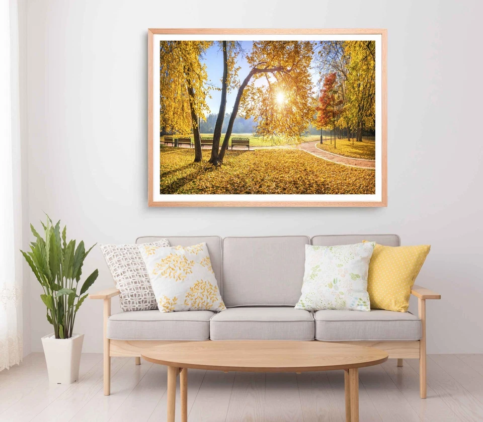 Tsaritsyno Park Print, Wall Art, Morning Scene Framed Park Wall Art, Autumn Park - Image 1 of 1