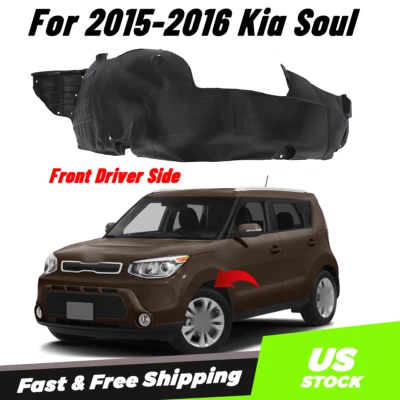 Fender Liner For 2015-2016 Kia Soul Front Driver Side Foto 1 de 4
