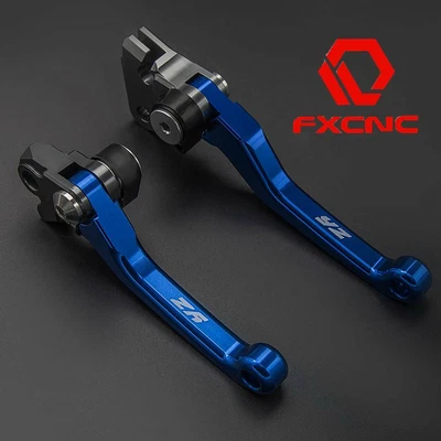 Para Yamaha YZ125/250 YZ250F 2001-06 Dirtbike embrague palanca de freno pivote azul FXCNC Foto 1 de 4