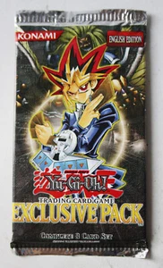 YU GI OH! EXCLUSIVE PACK SEALED BOOSTER TRADING CARD GAME ENGLISH 2004 NEW ! - Picture 1 of 2