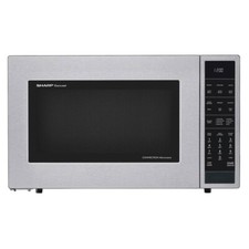 Sharp Smc1585Bs 1.5 Cu Ft 900W Convection Microwave Oven (Certified Refurbished)