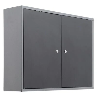 WALLPAPER-MASTER Metal Wall Mount Tool Cabinet Box Office Garage Warehouse Storage Cupboard Shelf