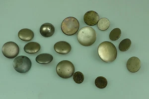 Konvolut antike Uniform Knöpfe Knopf 18 Stück Ø 13 mm-24 mm Metallknöpfe um 1920 - Bild 1 von 8