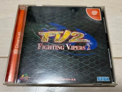 FIGHTING VIPERS 2 Dreamcast DC HDR-0133 2001 NTSC-J SEGA Tested working USED - Image 1 of 4