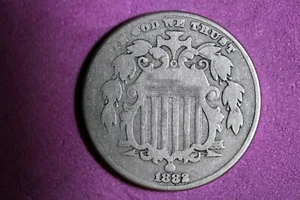 ESTATE FIND 1882 - SHIELD NICKEL!!  #N04465 - Picture 1 of 2