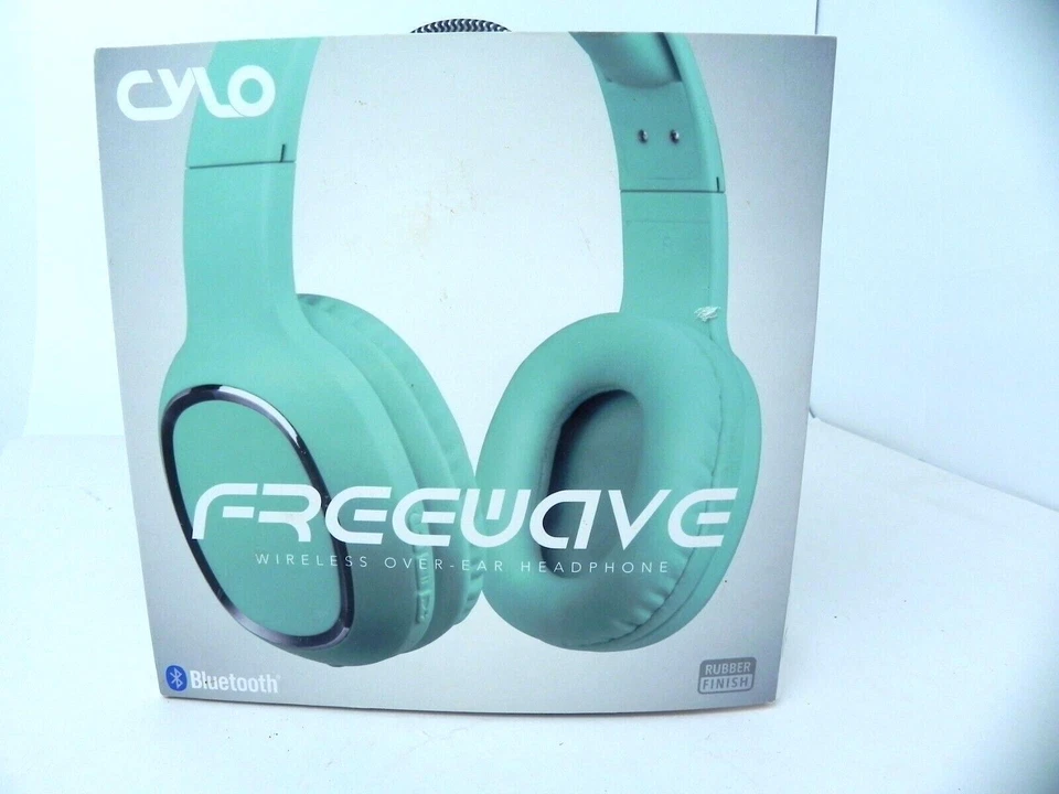 Freewave Wireless Over Ear Headphone Green Bluetooth V4.2 - Image 1 of 4