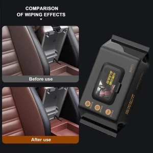 Leather Cleaning Wipes for Sofas Car Seats Furniture Individual Packed New Sale - Picture 1 of 12