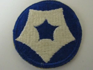 Vtg. WWII US Army 5th Service Command Offset Center Pentagon Variation SSI Patch - Picture 1 of 6
