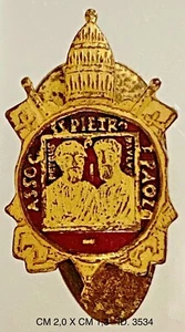 VATICANO ASSOCIAZIONE SAN PIETRO E PAOLO DISTINTIVO - Picture 1 of 2