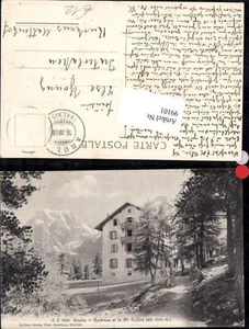 99101,Arolla Kurhaus Detailansicht et le Collon Kt Wallis - Picture 1 of 1