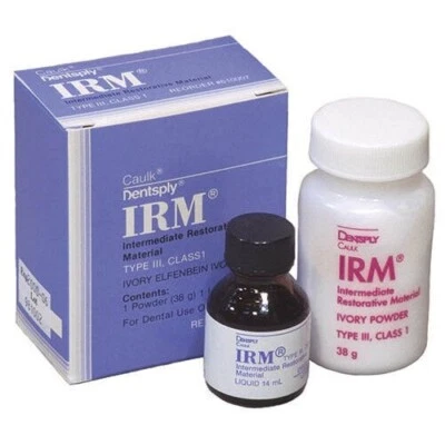 DENTSPLY SIRONA Dentsply IRM Kit Powder 38g + liquid 14mL Standard Package Ivory (EXP:2025-10)