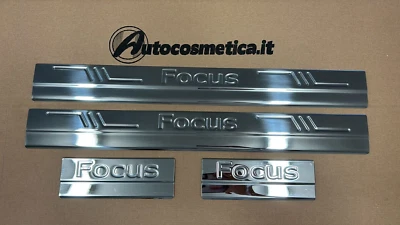 Protezione soglia sottoporta set battitacco acciaio per Ford Focus II 2005-2011 - Immagine 1 di 4
