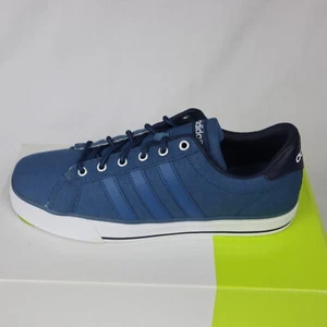 Shoes Adidas Daily F99634 Men Size Ash Blue White New with Box USPS Delivery - Picture 1 of 5