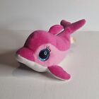 TY Beanie Baby Boo - Surf the Pink Dolphin - D.O.B 2014 - Pre-Owned - No Tag
