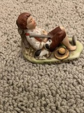 Norman Rockwell 1979 Nr-208 Lazybones Dave Grossman Mini Figurine