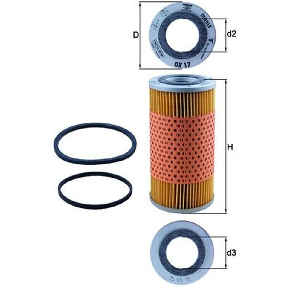 Oil Filter For Wolseley Hornet 1.0 Genuine Mahle - Image 1 of 4