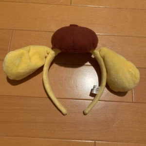 Sanrio Puroland Pompompurin Ear Yellow Headband Stuffed Brown Hat Japan Limited - Picture 1 of 1