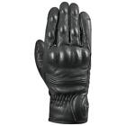 Oxford Tucson 1.0 Retro Leather Motorcycle Gloves - Black