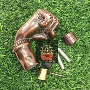 Mango victoriano de garra perforadora maciza solo para bastón de madera bastón regalo - Imagen 1 de 6