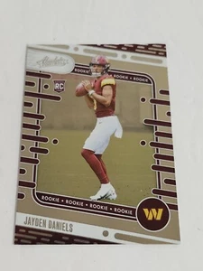2024 Panini Absolute Jayden Daniels Rookie RC Commanders #102 - Picture 1 of 2