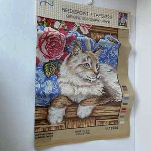 Grafitec Needlepoint Genuine Serigraphy Print 1117084 Canvas Only - Picture 1 of 8