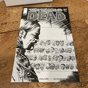 WALKING DEAD #27 von DECLAN SHALVEY Variante Black And White Sketch - Bild 1 von 7