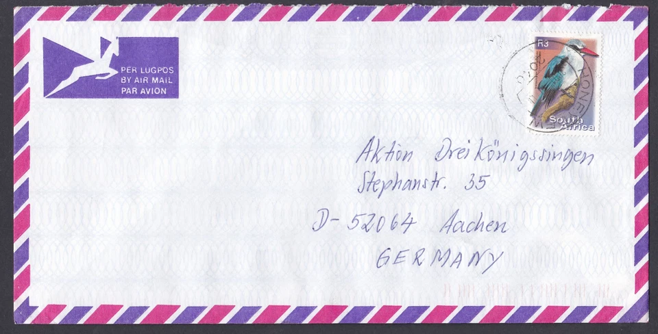 SUDÁFRICA 2001 Cubierta Circulada con Sello Usado Michel Nº 1306 Foto 1 de 1